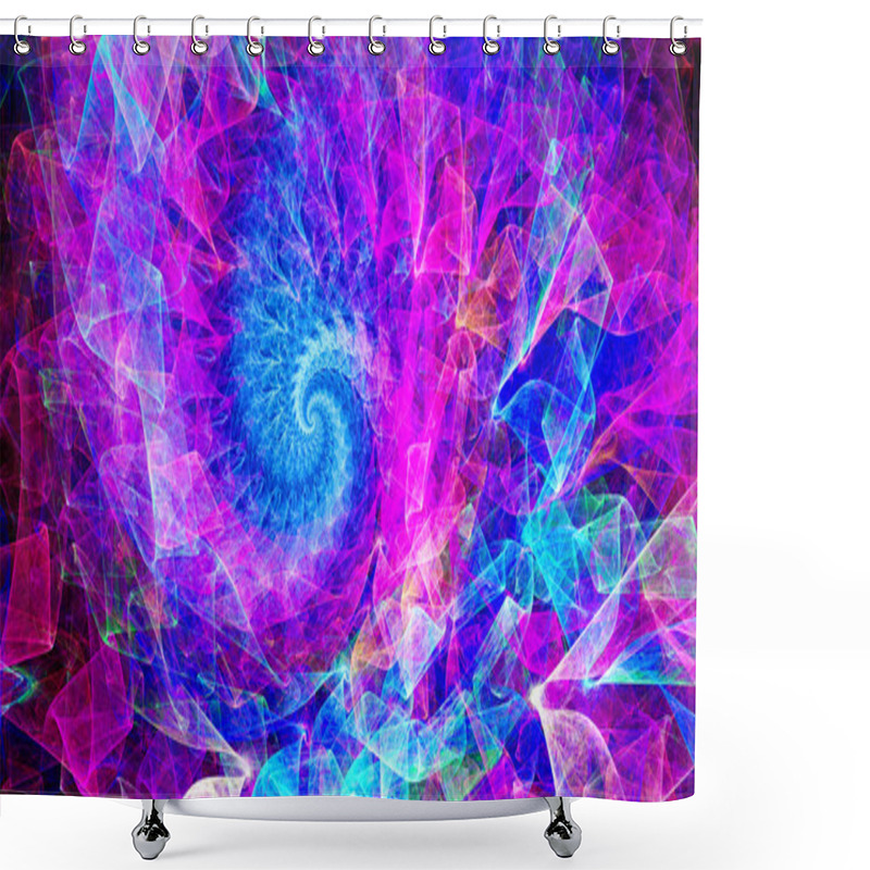 Personality  Time Spiral. Kaleidoscope Of Consciousness. Shower Curtains