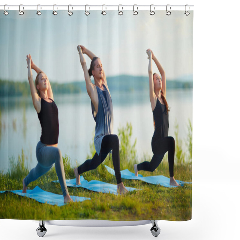 Personality  Active People Exercising  Shower Curtains