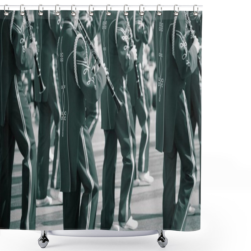 Personality  A Marching Band Shower Curtains