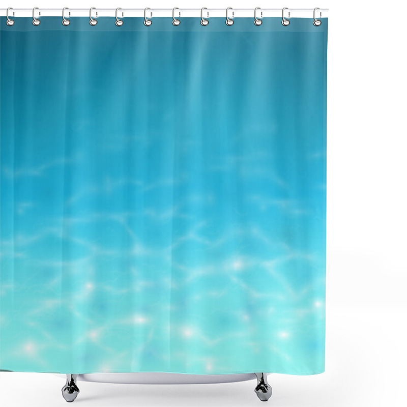 Personality  Underwater Background Shower Curtains