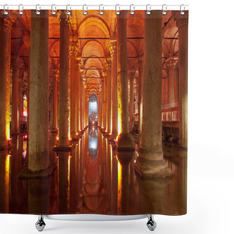 Personality  Basilica Cistern, Istanbul, Turkey Shower Curtains