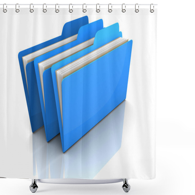 Personality  Folders Shower Curtains