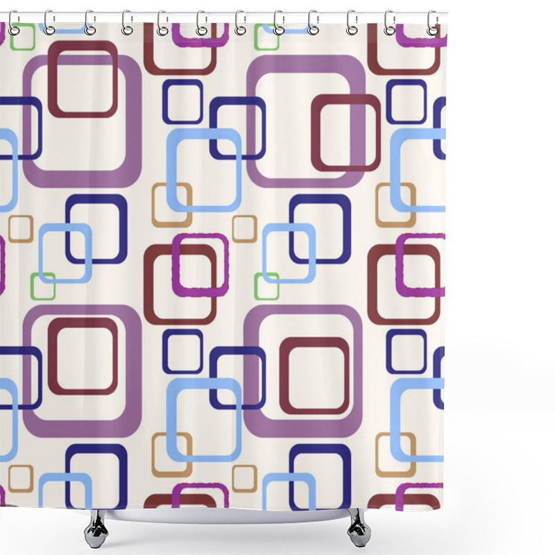 Personality  70s Pattern Shower Curtains