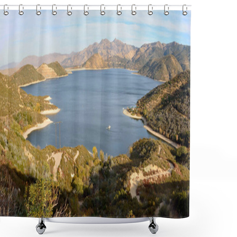 Personality  Silverwood Lake In California, USA. Shower Curtains