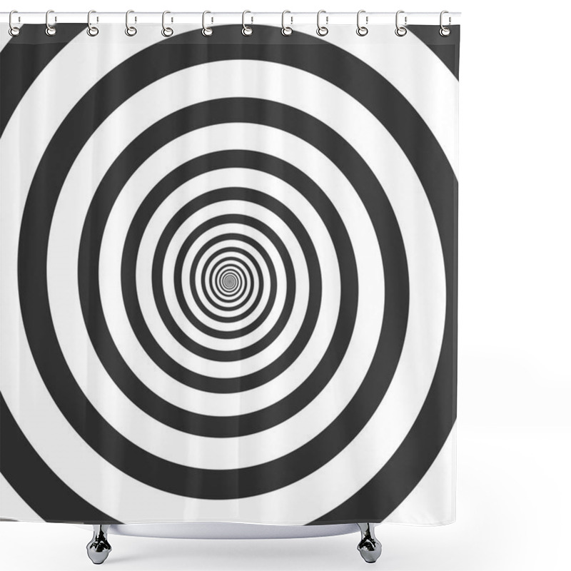 Personality  Hypnotic Spiral, Psychedelic Swirl Shower Curtains