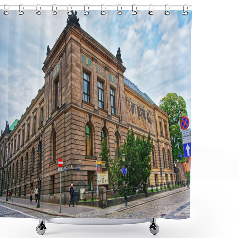 Personality  National Museum On Marcinkowski Avenue In Poznan Shower Curtains