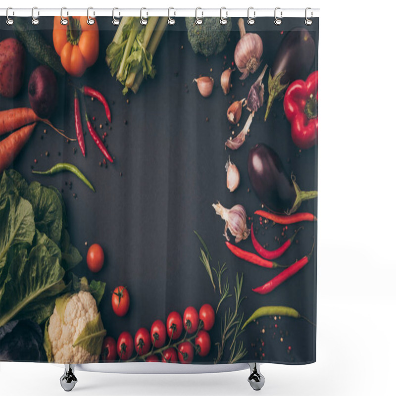 Personality  Vegetables Shower Curtains