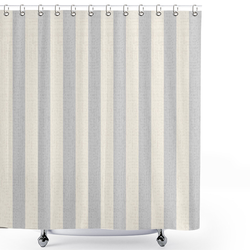 Personality  Seamless Vertical Stripes Pattern Shower Curtains