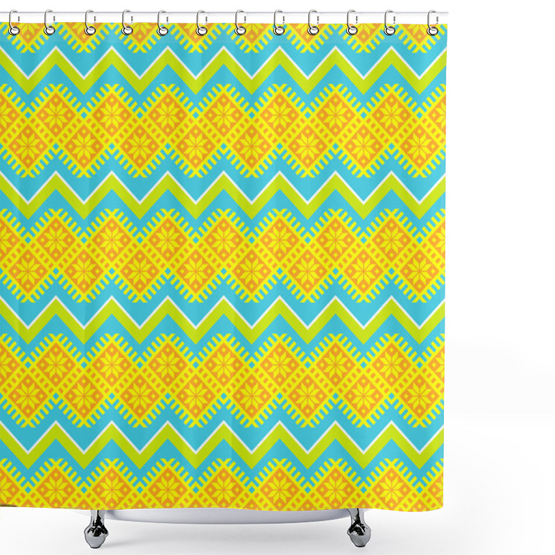 Personality  Ethnic Background Shower Curtains