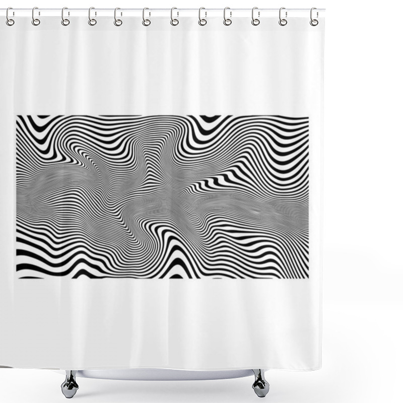 Personality  Vector Geometric Shape For Design   Shower Curtains