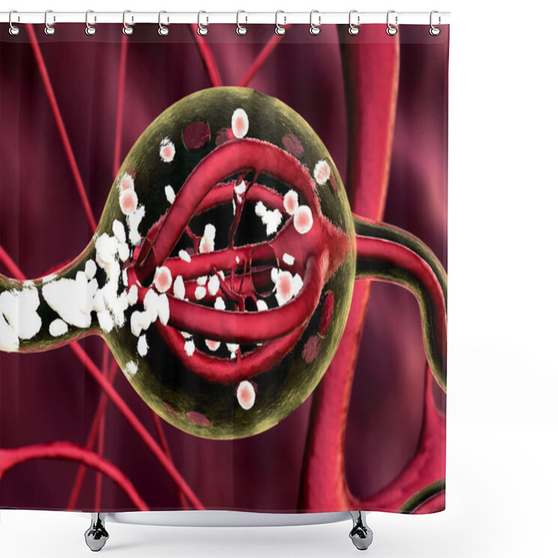 Personality  Neurons Shower Curtains