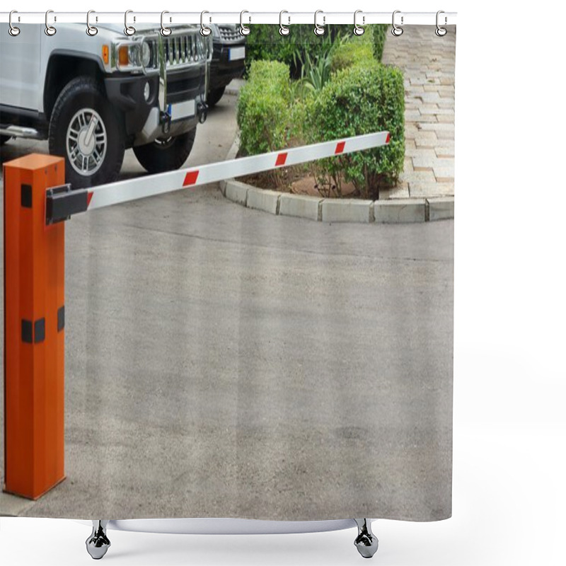 Personality  Car Parking Control System, Automatic Rising Arm Barrier Shower Curtains