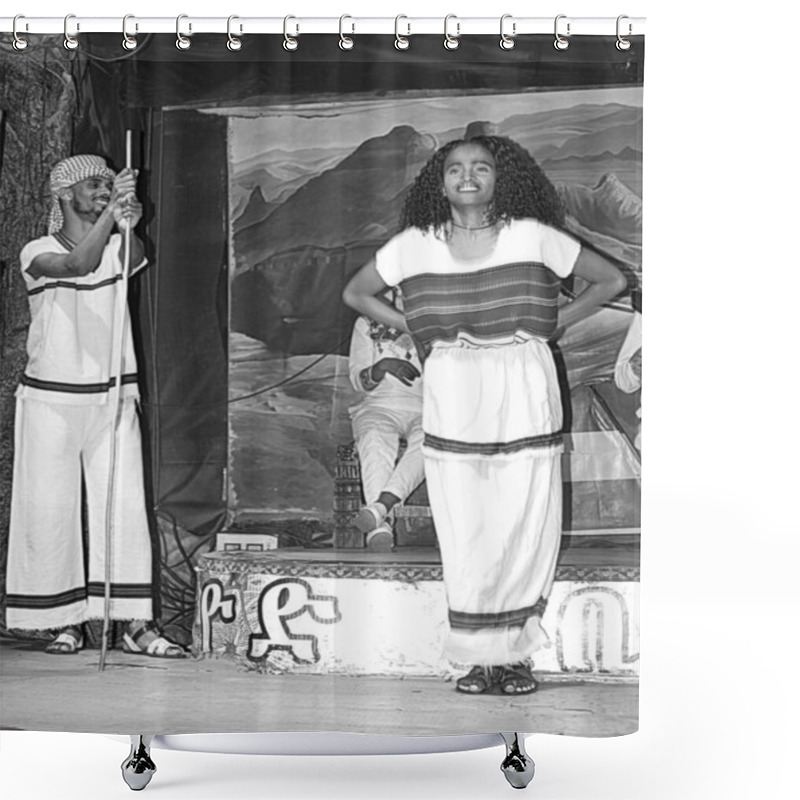 Personality  ETHIOPIA,REPRESENTATION OF ETHIOPIAN DANCES Shower Curtains