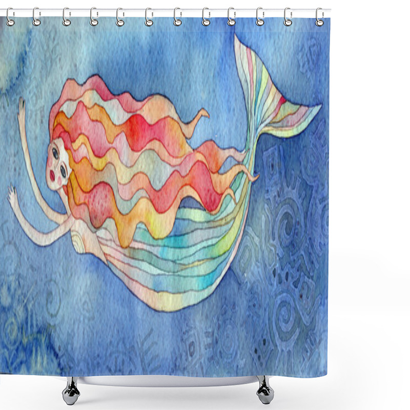 Personality  Mermaid Shower Curtains