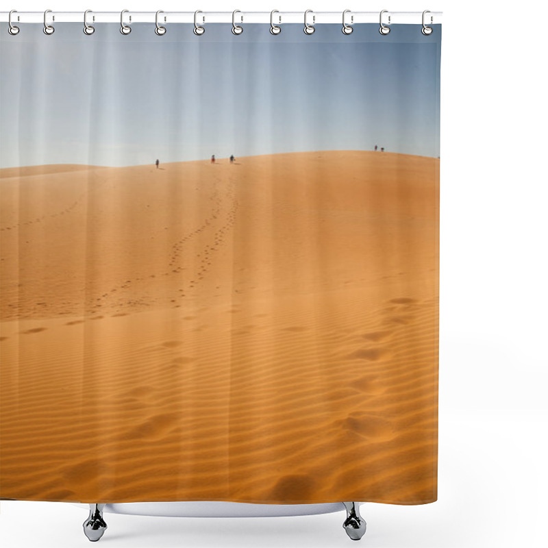 Personality  The Traveler In The Desert Shower Curtains