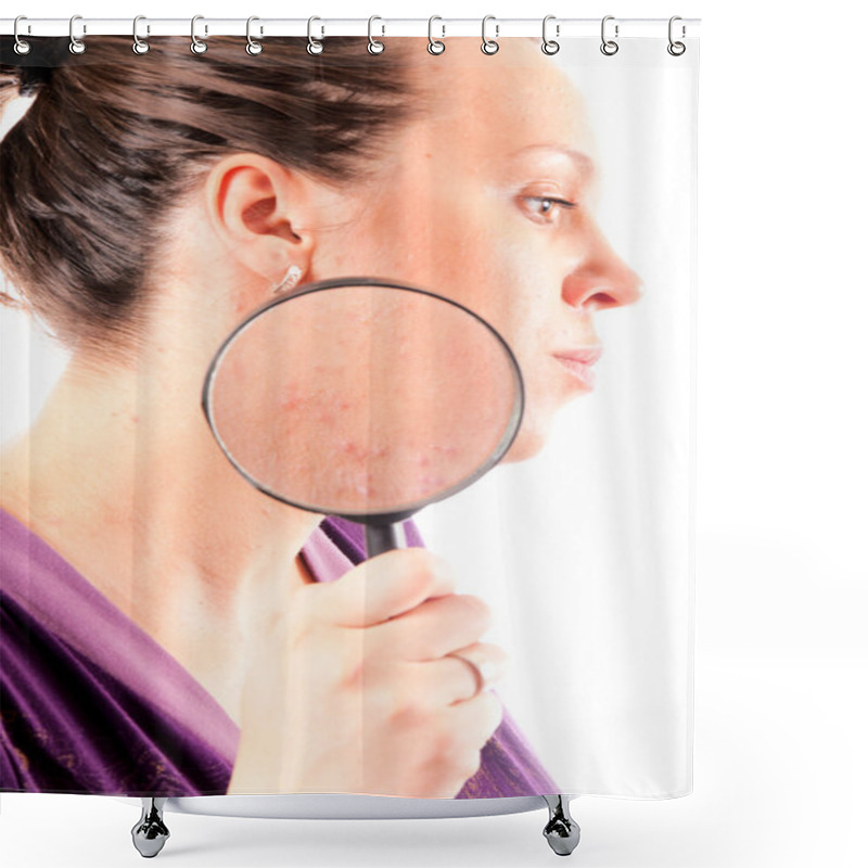 Personality  Acne Problems Shower Curtains