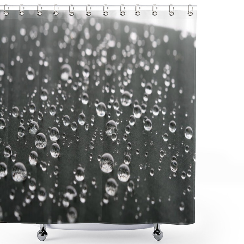 Personality  Metalic Shiny Waterdrops Shower Curtains