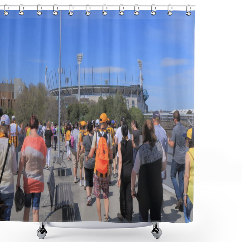 Personality  MCG AFL Australia Shower Curtains