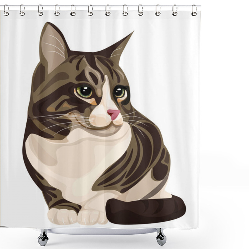 Personality  Cat Shower Curtains