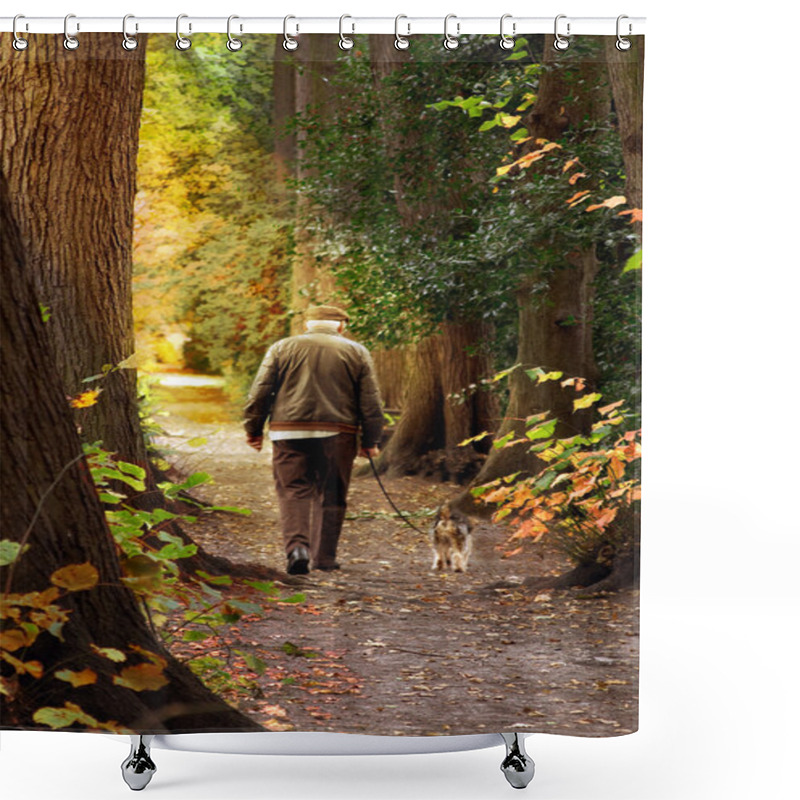 Personality  A Walk In The Park Shower Curtains