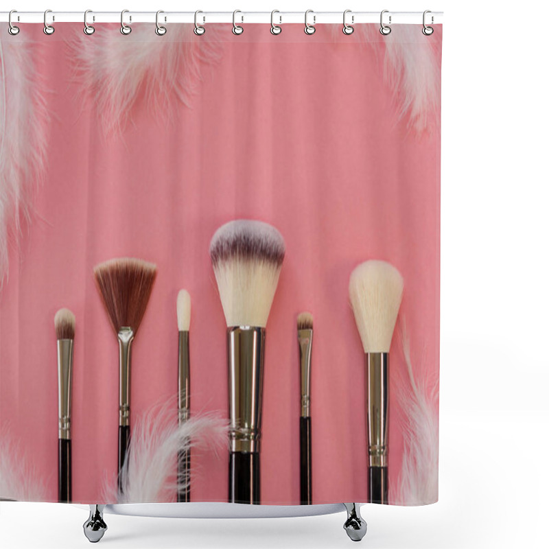 Personality  Makeup Brush Set, Professional Makeup Tools, Soft And Pleasant Brush For Makeup Shower Curtains