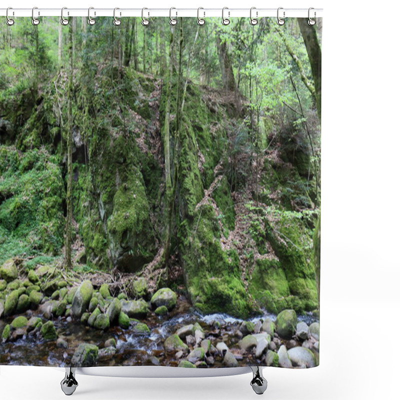 Personality  Flowing Waters Shower Curtains