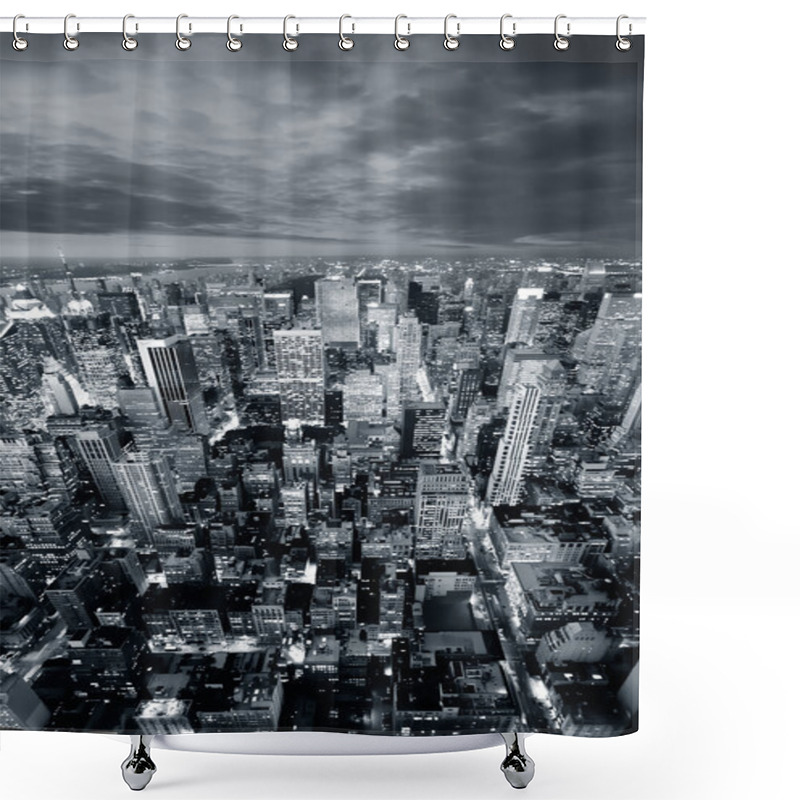 Personality  New York Cityscape Shower Curtains