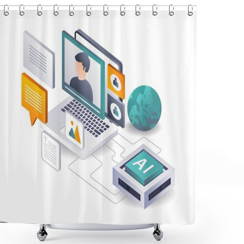 Personality  Efficient Content Generation With AI Shower Curtains