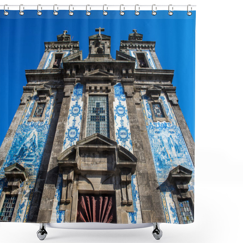 Personality  The Church Of Santo Ildefonso Shower Curtains