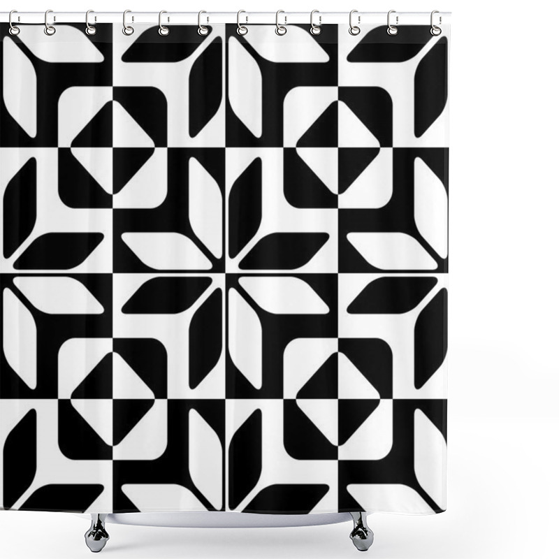 Personality  Seamless Star Pattern Shower Curtains