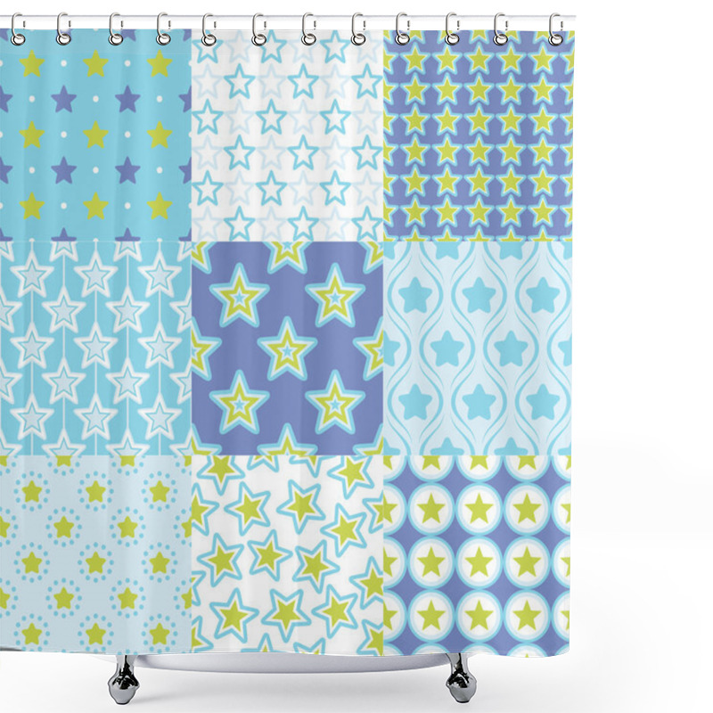 Personality  Seamless Geometric Pattern Shower Curtains