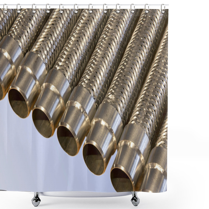 Personality  Metal Hoses. Shower Curtains