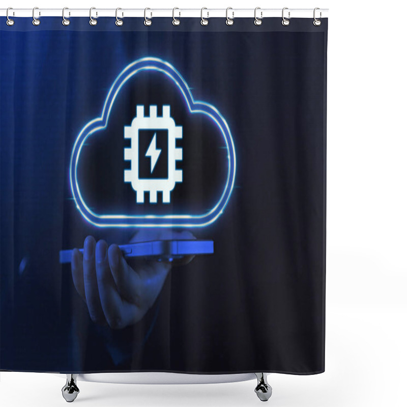 Personality  Accelerating Computing Power With Cloud GPU Solutions Shower Curtains