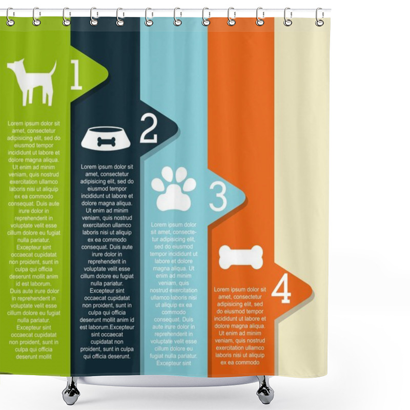 Personality  Domestic Animals  Design Shower Curtains