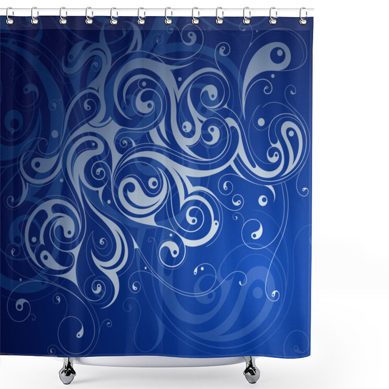 Personality  Liquid Abstraction Shower Curtains