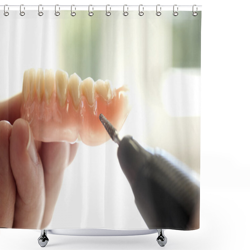 Personality  Dental Technician Working Shower Curtains