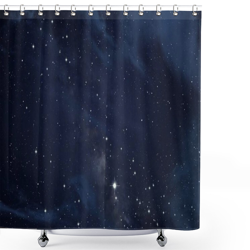 Personality  Abstract Space Dark Background   Shower Curtains