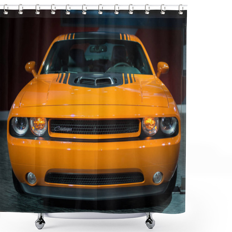 Personality  Dodge Challenger Hemi  Shower Curtains