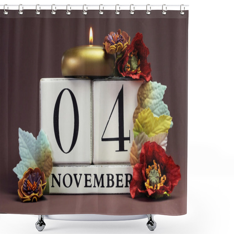 Personality  Save The Date Individual Calendar Days For Special Events And Holidays Shower Curtains