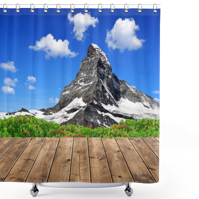 Personality  Matterhorn Shower Curtains