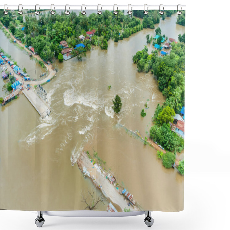 Personality  Thailand Floods, Natural Disaster  Shower Curtains