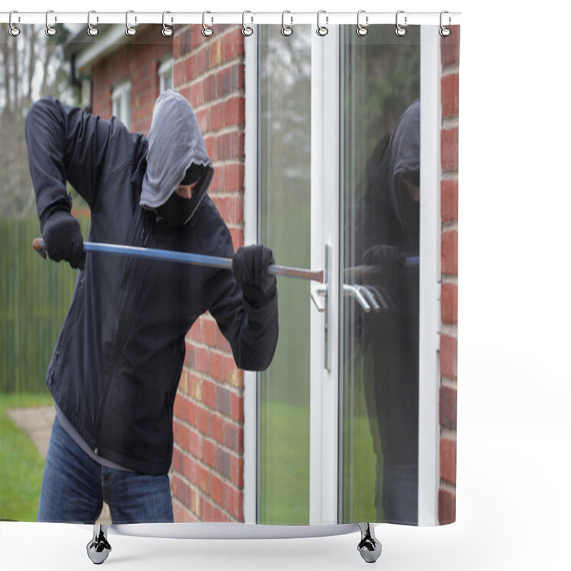 Personality  Burglar Shower Curtains