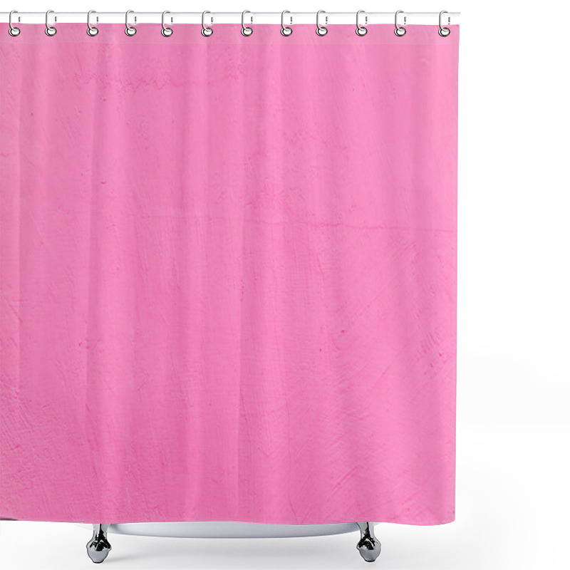 Personality  Wall Background With Pink Tone Shower Curtains