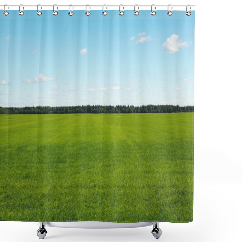 Personality  Idyllic Landscape Shower Curtains