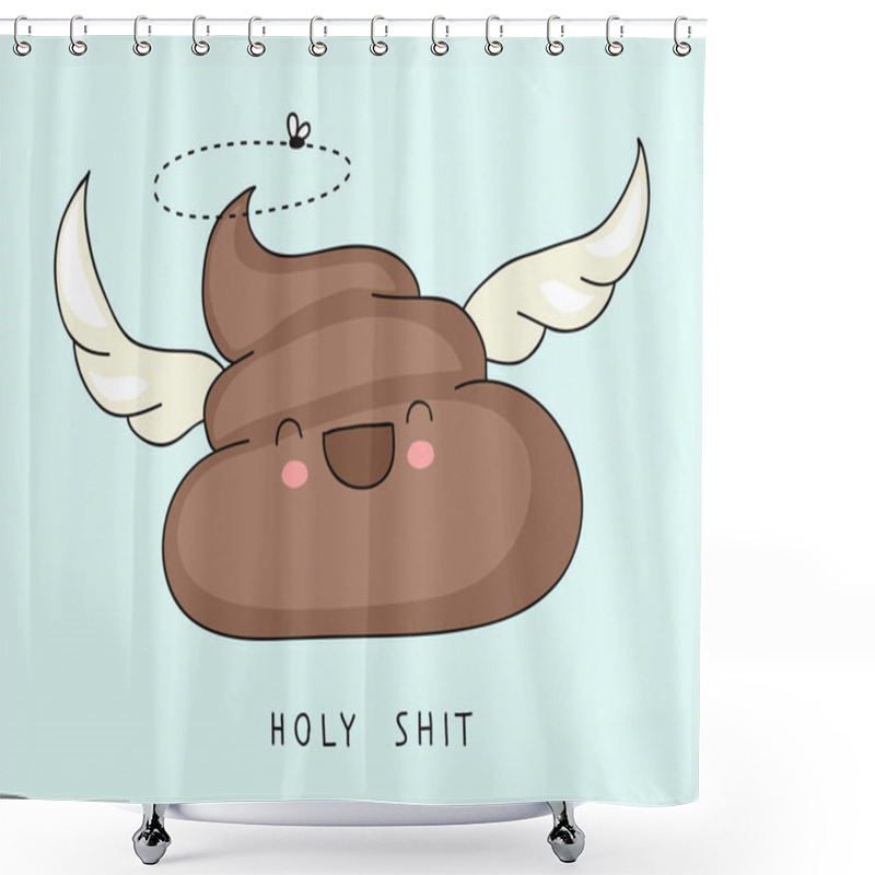 Personality  Holy Shit Shower Curtains