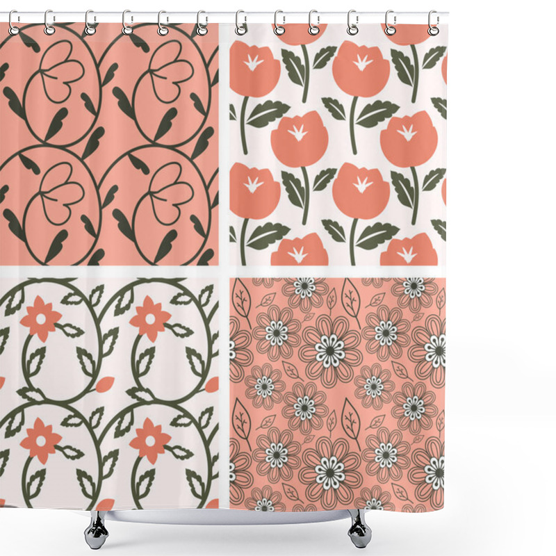 Personality  Patterns Set Shower Curtains