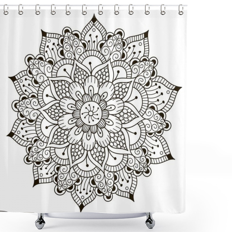 Personality  Beautiful Deco Floral Mandala Shower Curtains