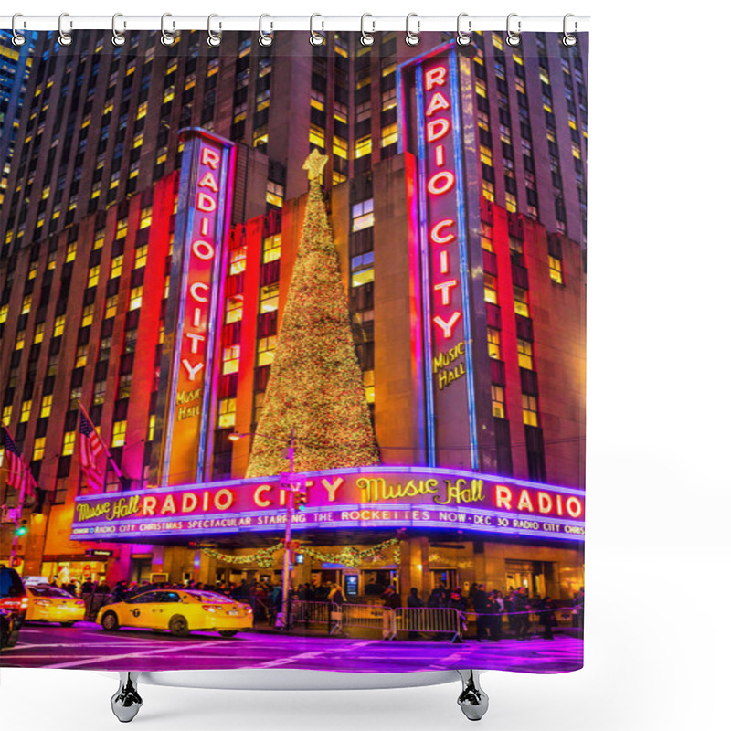 Personality  Radio City Music Hall, New York City, USA Shower Curtains