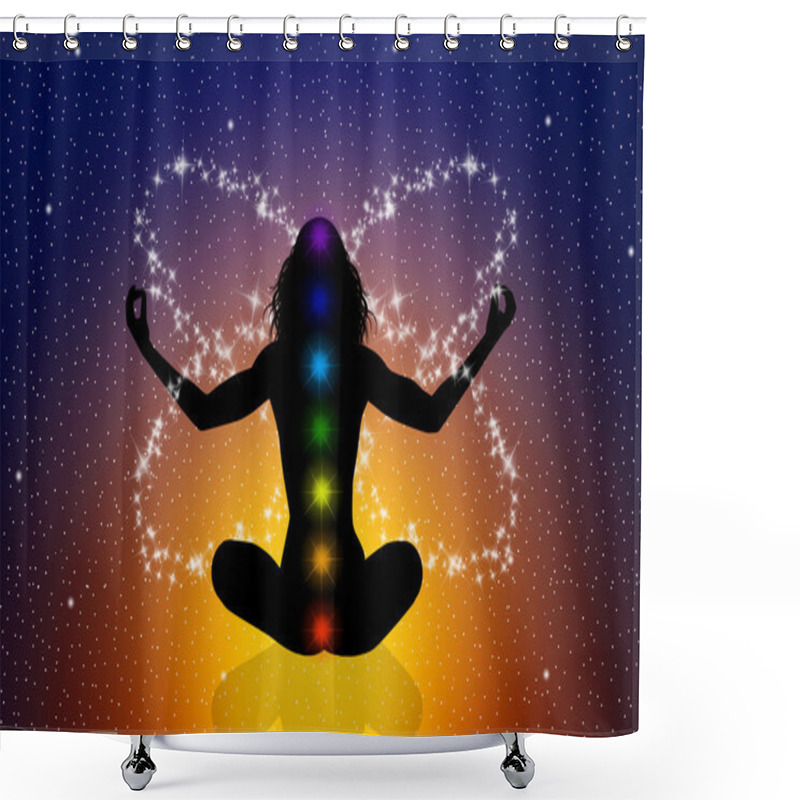 Personality  Cosmic Energy Shower Curtains