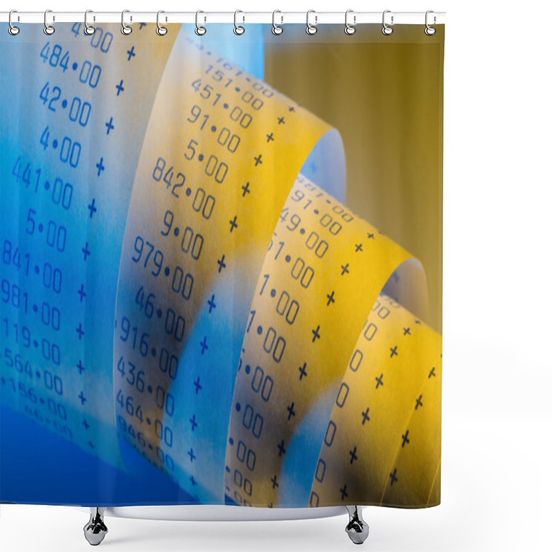 Personality  Computing Strips Of Calculator Shower Curtains